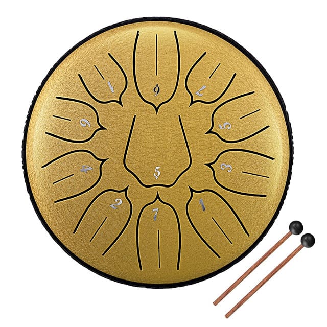 Steel tongue drum