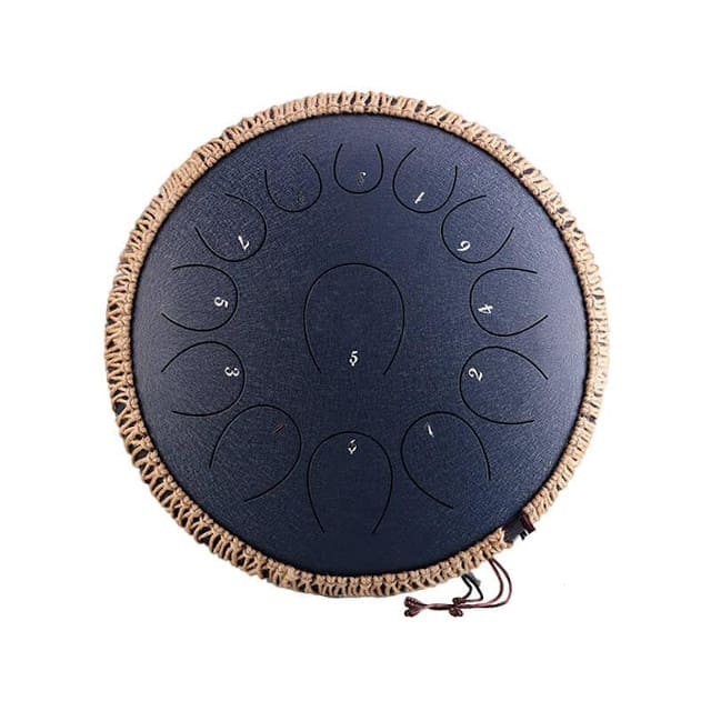 Steel tongue drum percussion