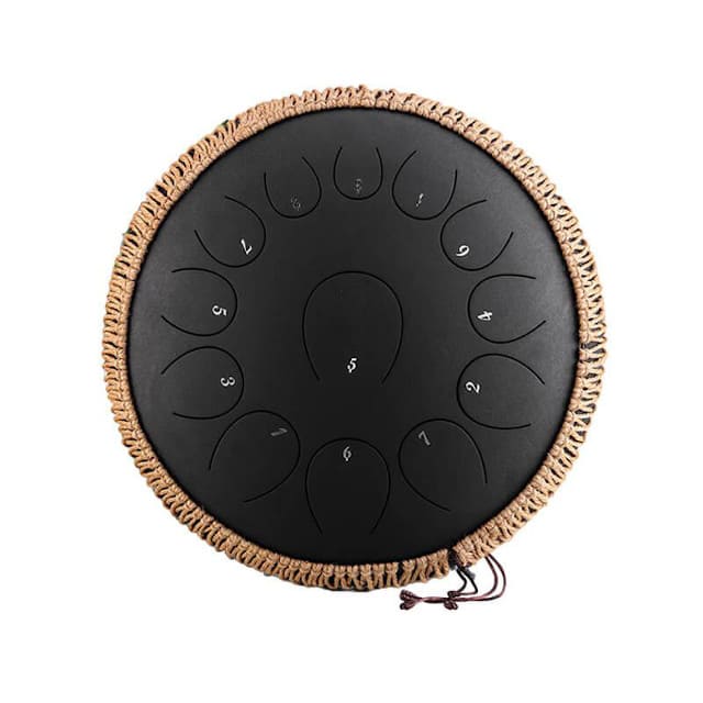Steel tongue drum percussion