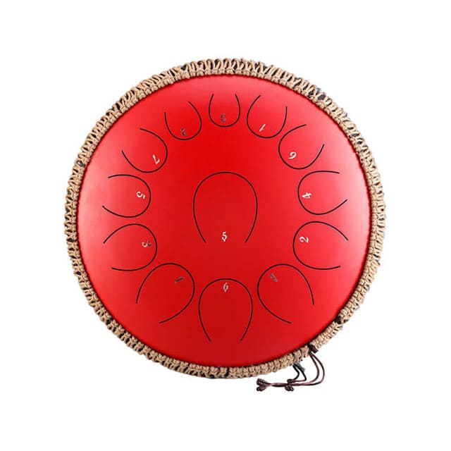 Steel tongue drum percussion