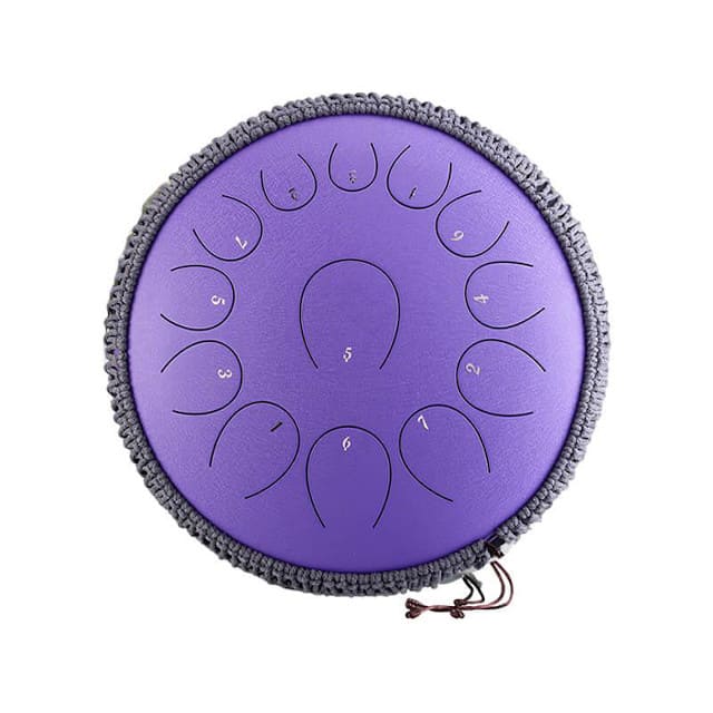 Steel tongue drum percussion