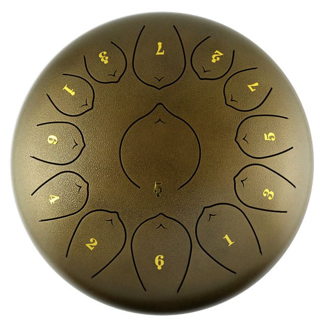Tongue drum accordé en 432 hertz