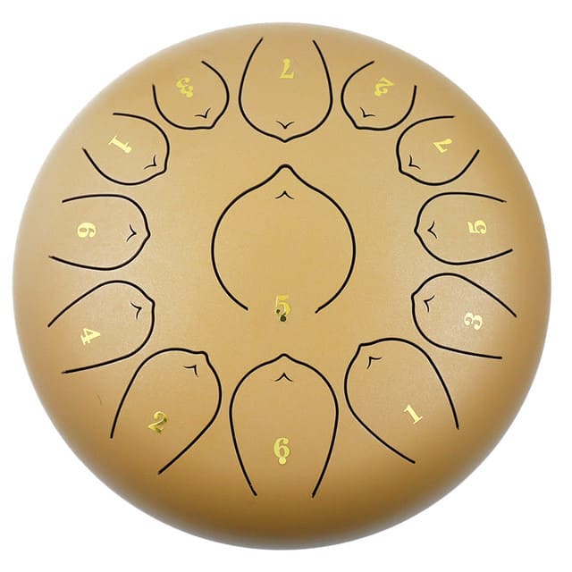 Tongue drum accordé en 432 hertz