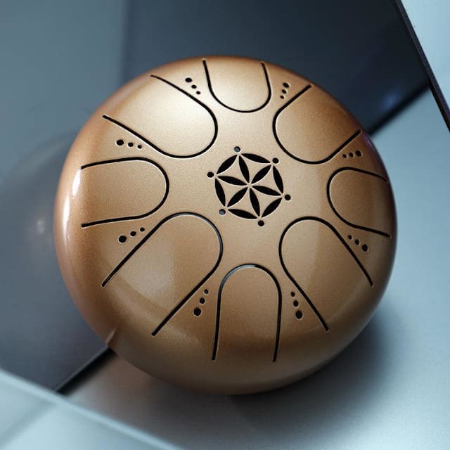 Tongue drum mandala