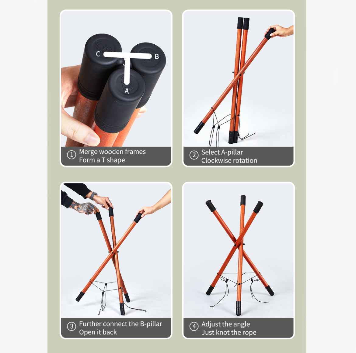 Support Double Fonction pour Tongue Drum