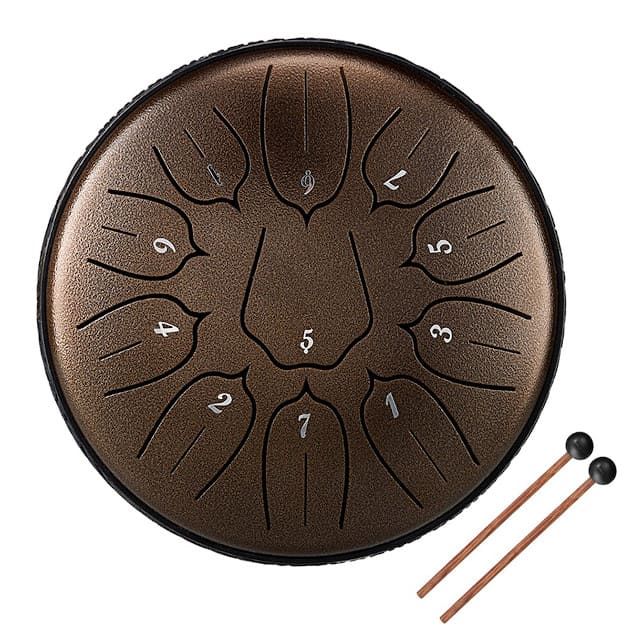 Steel tongue drum