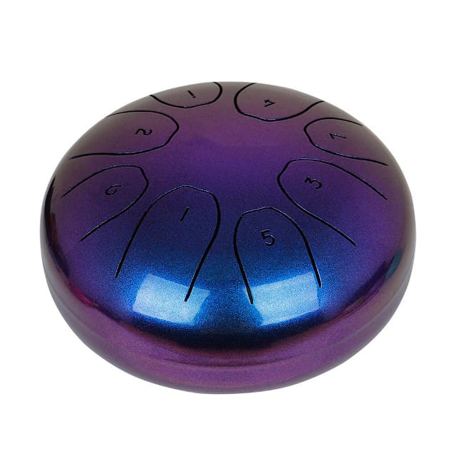 Steel tongue drum instrument