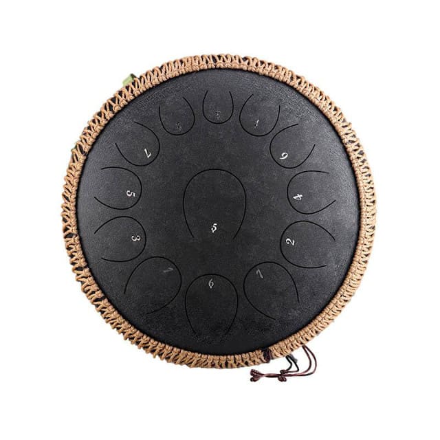 Steel tongue drum percussion