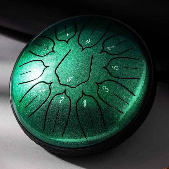Steel tongue drum