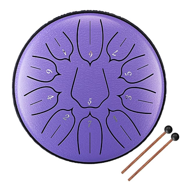 Steel tongue drum