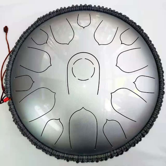 Steel tongue drum yoga