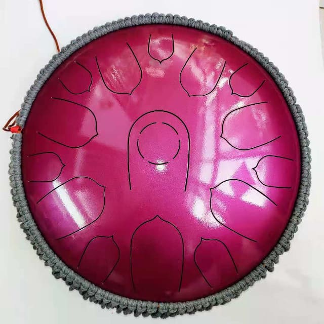 Steel tongue drum yoga
