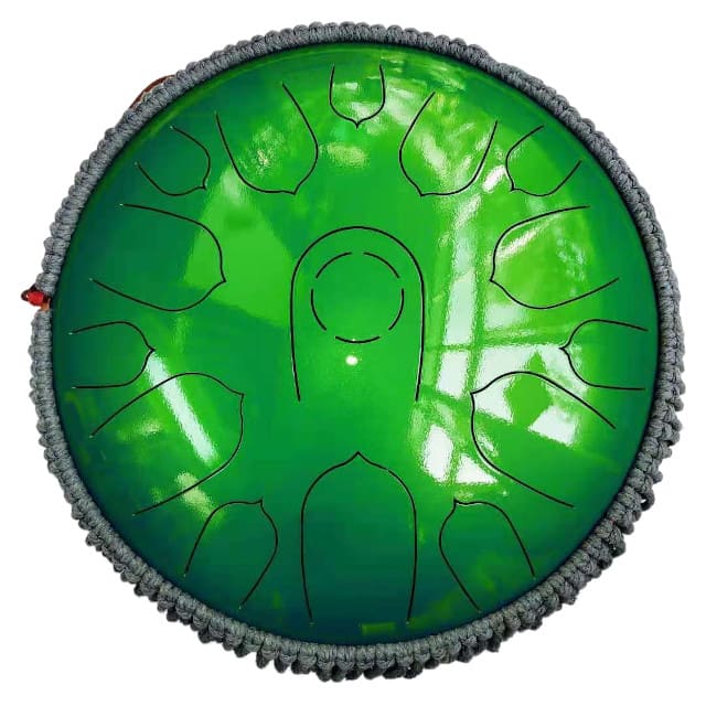 Steel tongue drum yoga